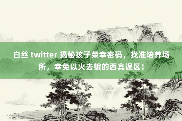 白丝 twitter 揭秘孩子荣幸密码，找准培养场所，幸免以火去蛾的西宾误区！