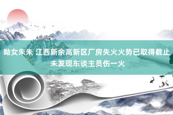 呦女朱朱 江西新余高新区厂房失火火势已取得截止 未发现东谈主员伤一火