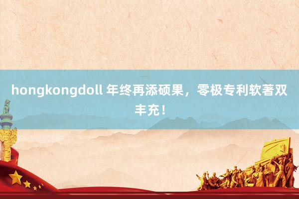 hongkongdoll 年终再添硕果，零极专利软著双丰充！