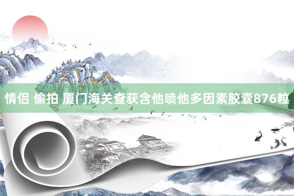 情侣 偷拍 厦门海关查获含他喷他多因素胶囊876粒