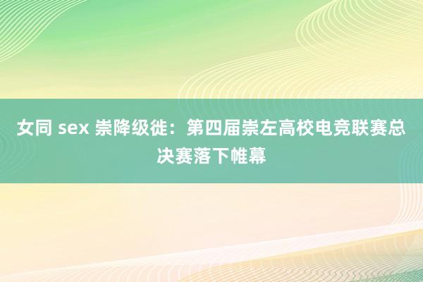 女同 sex 崇降级徙：第四届崇左高校电竞联赛总决赛落下帷幕